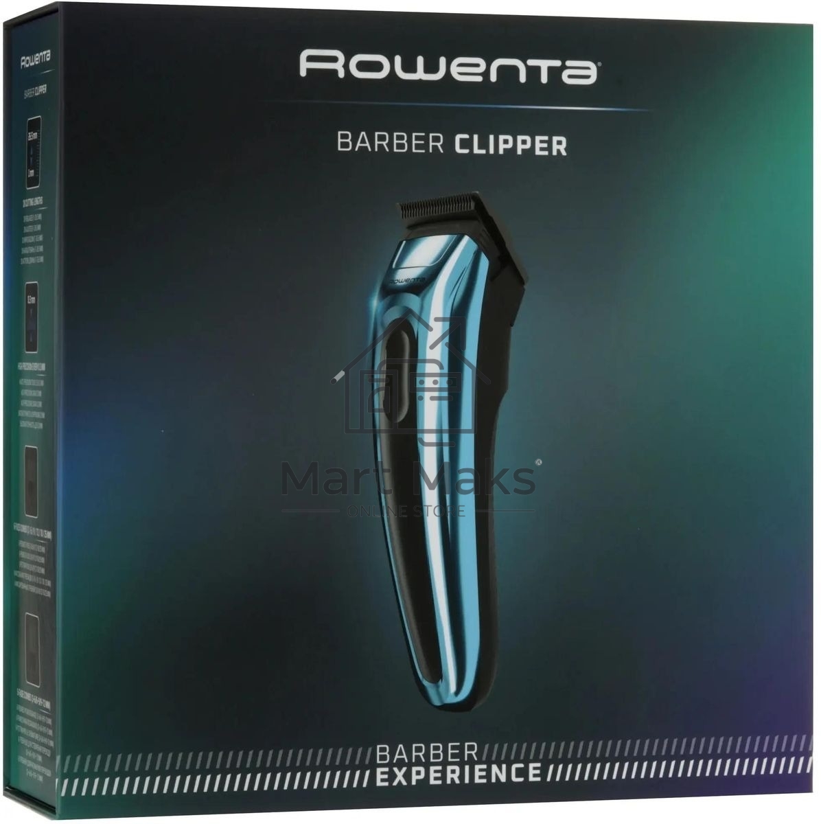 Машинка для стрижки Rowenta TN1551E0 серебристый/черный (насадок в компл:12шт)