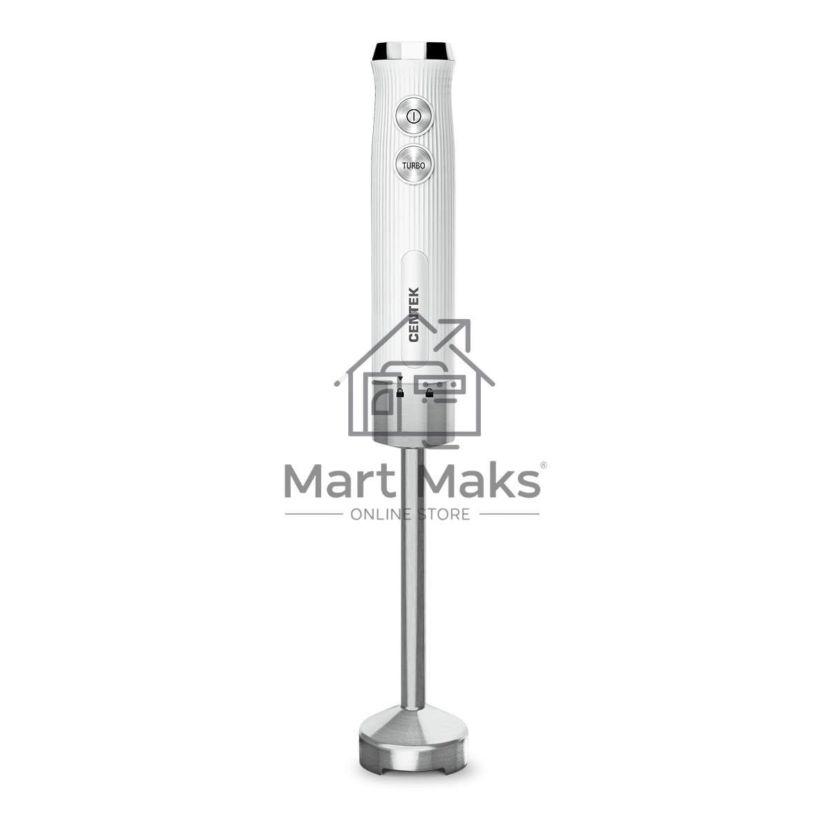 Блендер Centek CT-1349 (белый) 1000Вт, 3в1, блендер/венчик/чоппер 400мл +мерн стакан 600мл