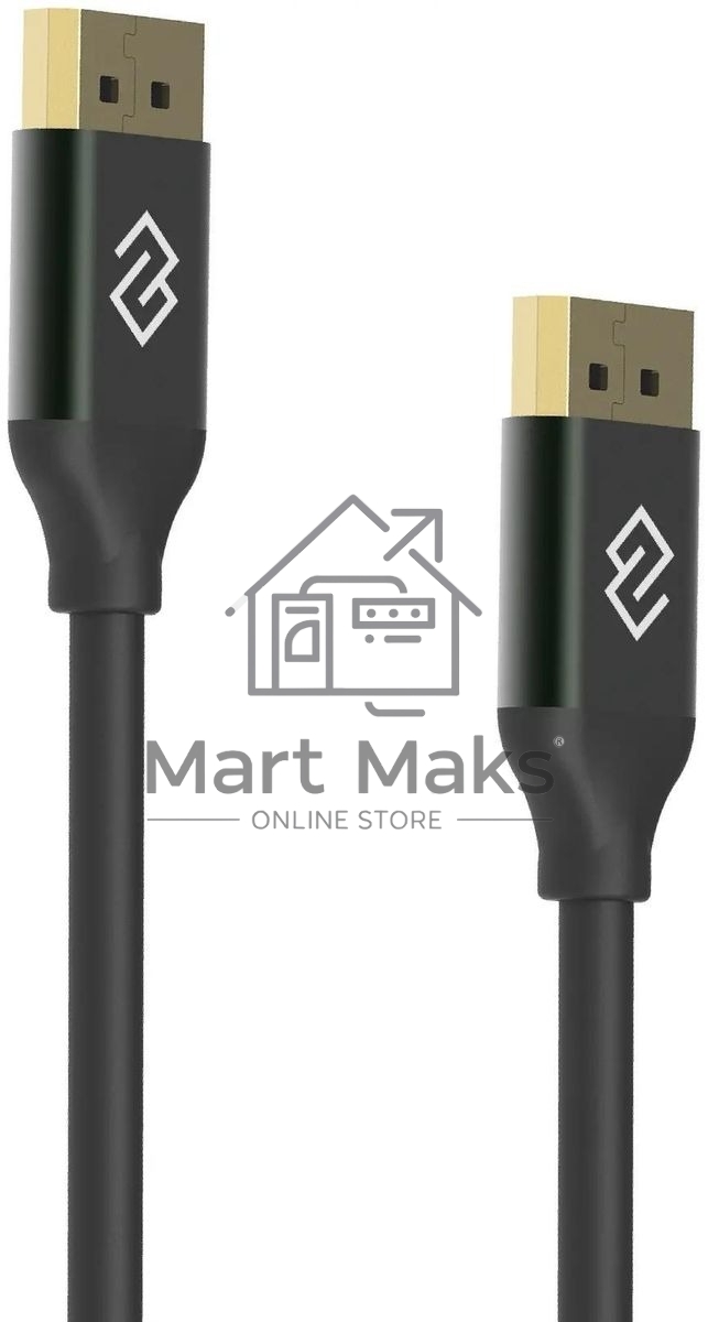 Кабель аудио-видео Digma V1.4 DisplayPort (m)/DisplayPort (m) 2м. черный (D-DP-V1.4-2M)