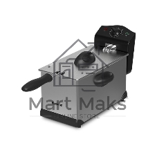 Фритюрница Blackton Bt DF1111 2000Вт, 3л стальной/черный