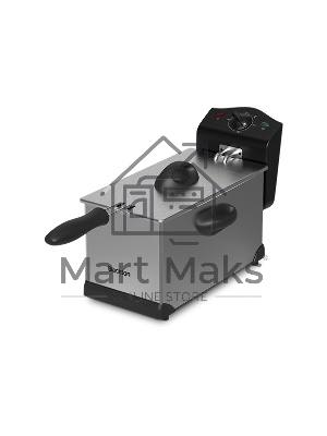 Фритюрница Blackton Bt DF1111 2000Вт, 3л стальной/черный