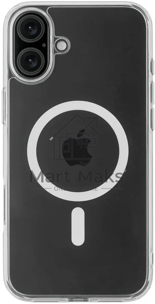 Чехол (клип-кейс) uBear для Apple iPhone 16 Plus Real with MagSafe прозрачный (CS397TT67RL-I24M)