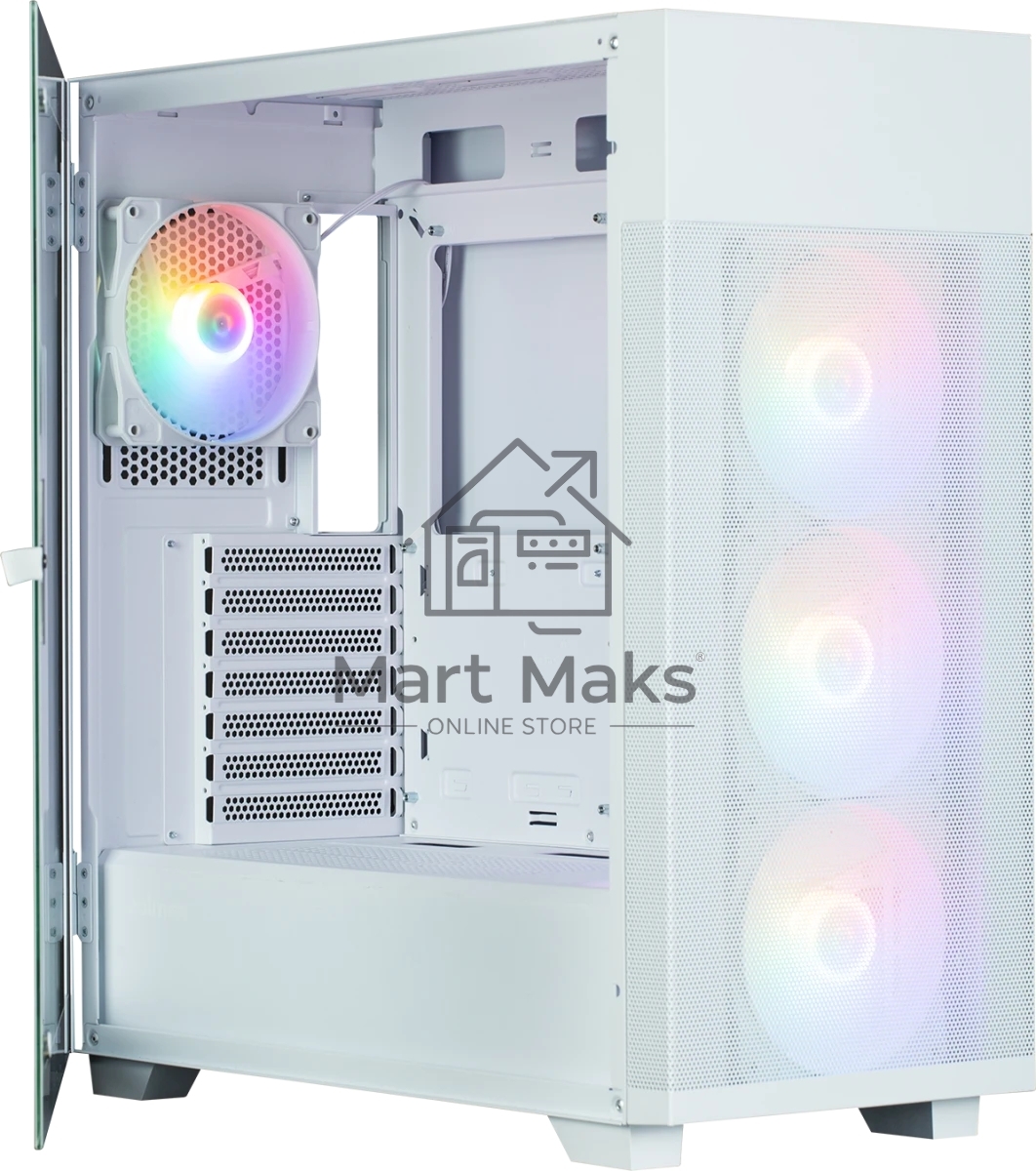 Компьютерный корпус ZALMAN S5 NEO, ATX, белый, WINDOW, 2xCOMBO (3.5