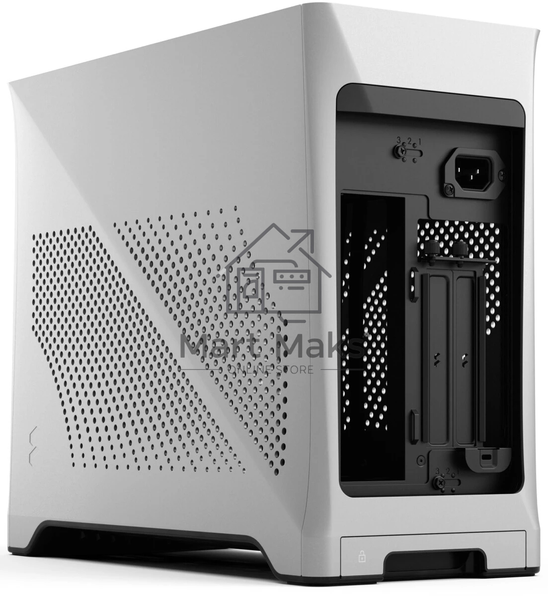 Корпус ПК без блока питания Fractal Design Era 2, SFF, 2x120mm, 2xUSB-A 3.0 + 1xUSB 3.2 Type-C, SFX PSU Support, mITX Silver