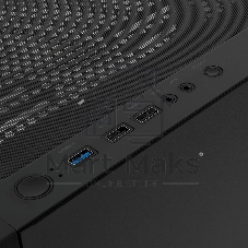 Компьютерный корпус HSPD M330, Mesh Mini-tower, черный, TG, 0.6 SPCC, 3x120mm ARGB mATX, mITX 175/330/160mm 2x2.5
