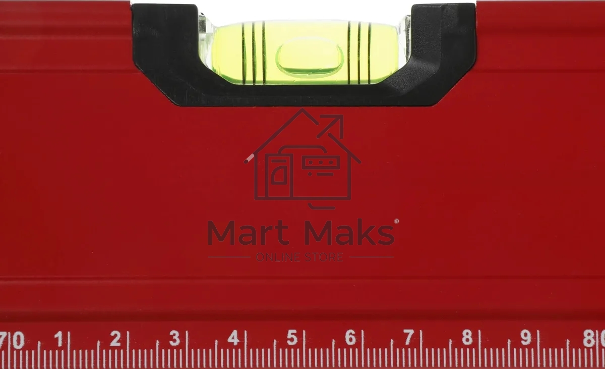 Уровень RGK U4150 пузырьковый 3глаз. магнит. красный (776073)