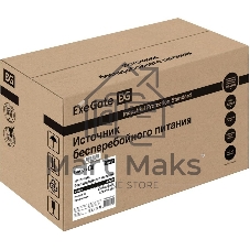 Источник бесперебойного питания ExeGate Smart LB-2200.LCD.AVR.4SH / 2200 ВА / 1300 Вт / 4 x CEE 7 (евророзетка)