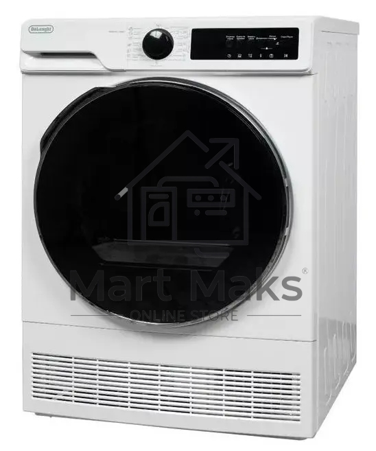 Сушильная машина DeLonghi DTD 8105 C FABIO белый, 8 кг, сушка - конденсационная, программ - 15, 59.6 x 84.5 x 56.3 см