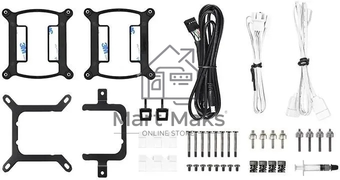 Система водяного охлаждения Thermaltake TH280 V2 Ultra Snow ARGB Soc-AM5/AM4/1151/1200/1700 белый 4-pin 34.7dB Al+Cu LCD Ret (CL-W406-PL14SW-A)