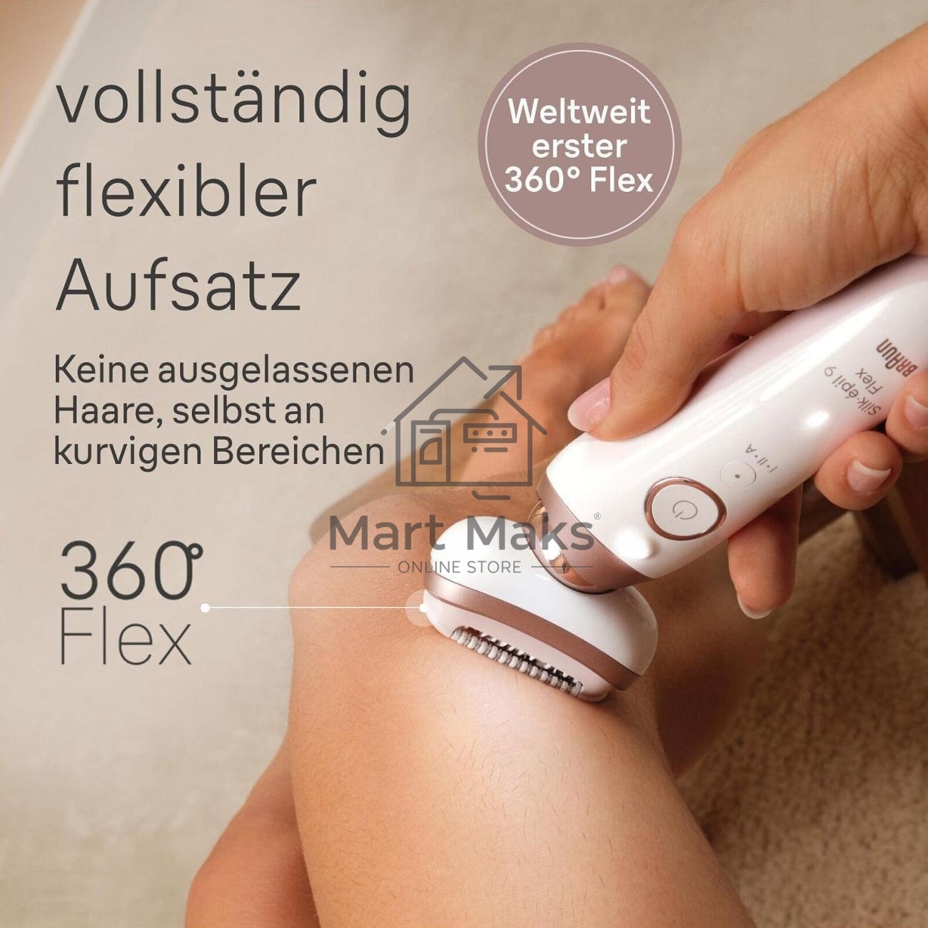 Электрический эпилятор BRAUN SES9-030 3D