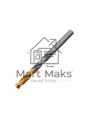 Сверло спиральное по металлу Denzel 7,5 x 109мм, Р6М5, Golden Tip