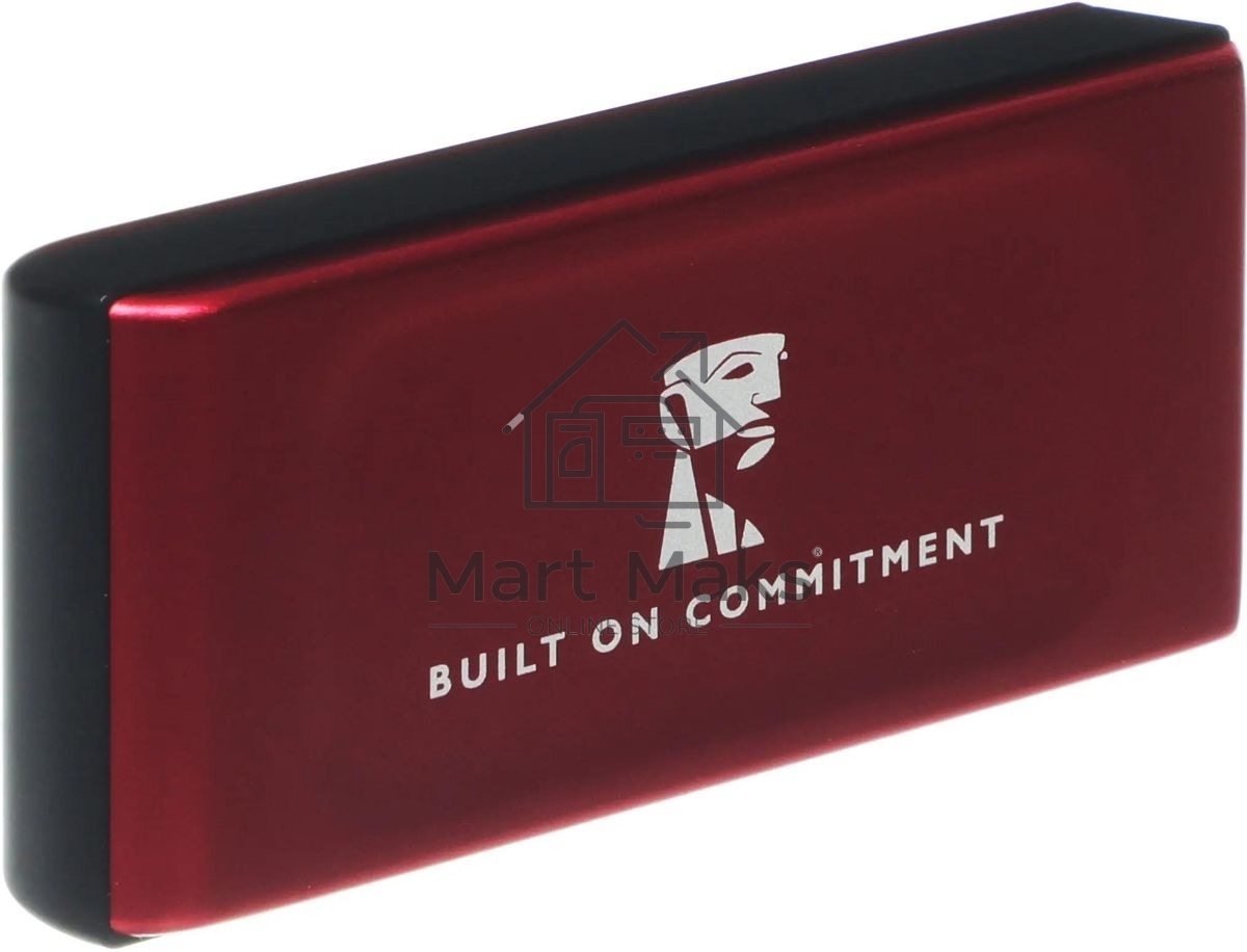 Внешний SSD Kingston XS1000, 1TB, USB 3.2 Gen 2 Type-C, R/W 1050/1000, красный