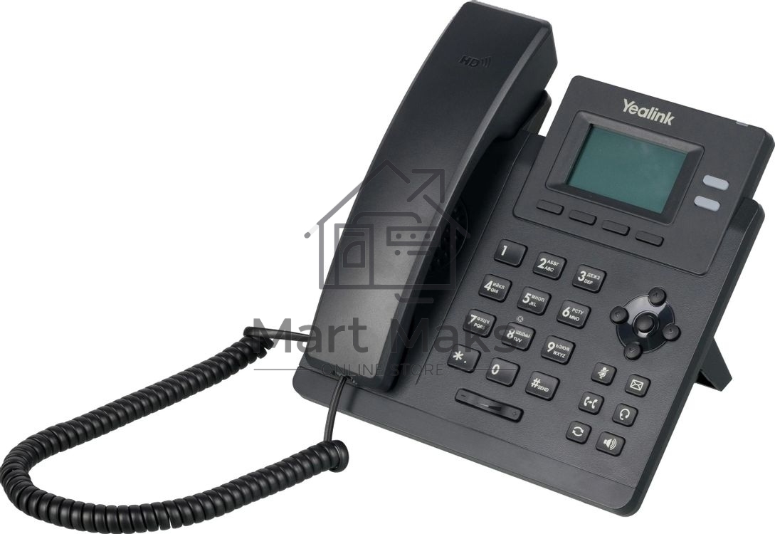 Телефон SIP YEALINK SIP-T31P (2 линии, PoE, БП в комплекте) (SIP-T31P)