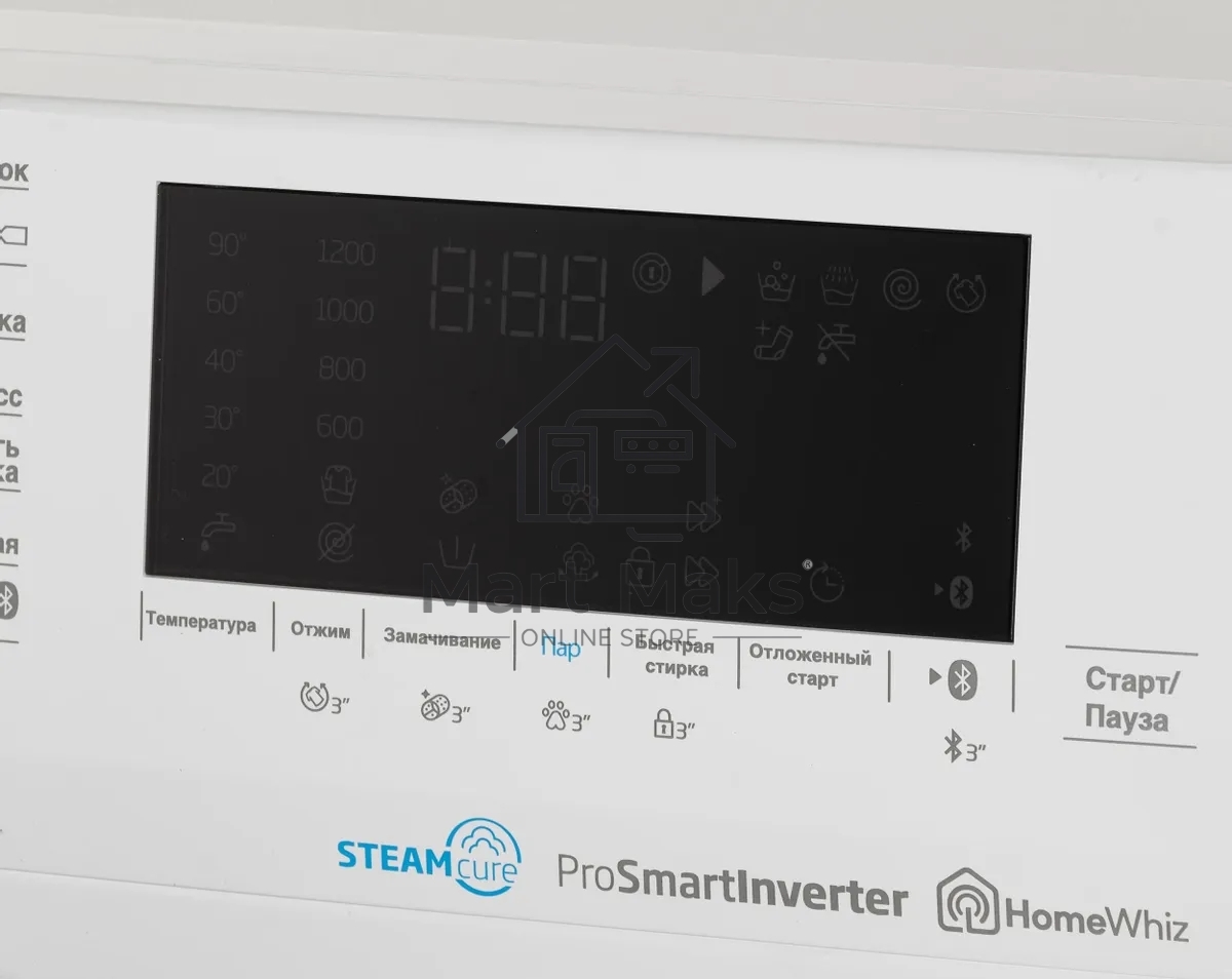 Стиральная машина Beko WSPE7H616W белый, загрузка фронтальная 7,5 кг, 1200 об/мин., класс: А