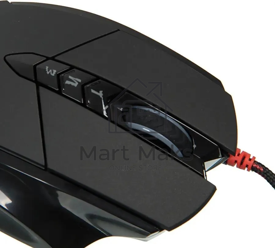 Мышь проводная A4Tech Bloody V7 черный, 3200 dpi, USB Type-A, кнопки - 8