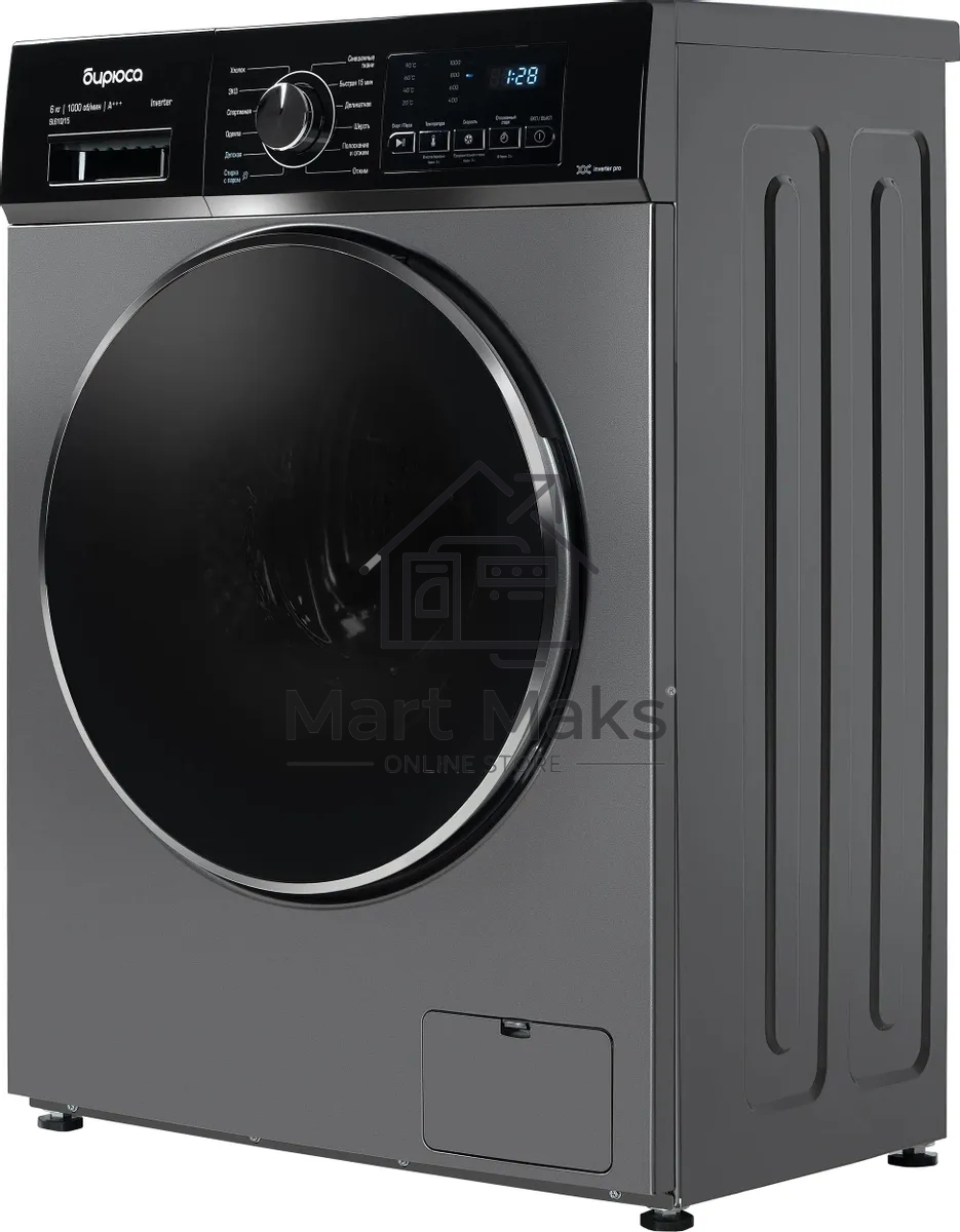 Стиральная машина Бирюса WM-SL610/15 S металлик, загрузка фронтальная 6кг, 1000 об/мин., класс: A+++