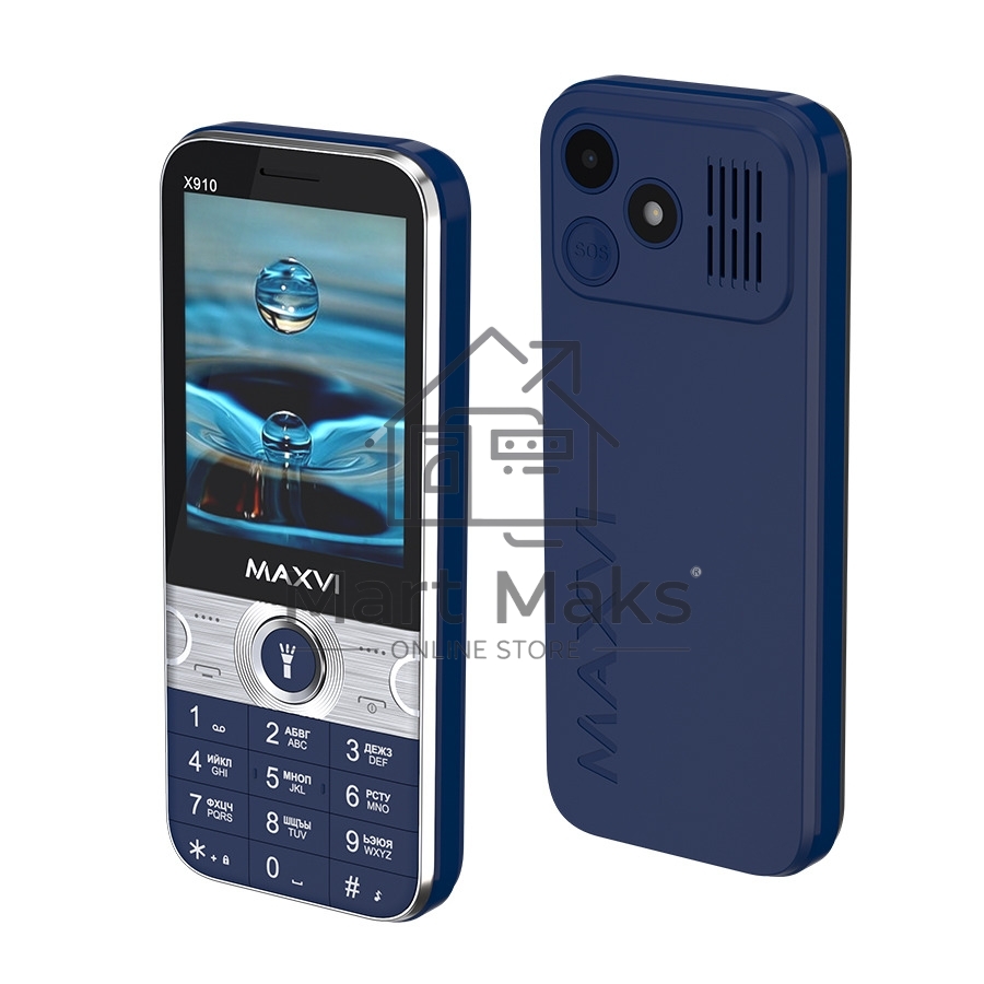 Мобильный телефон Maxvi X910 синий