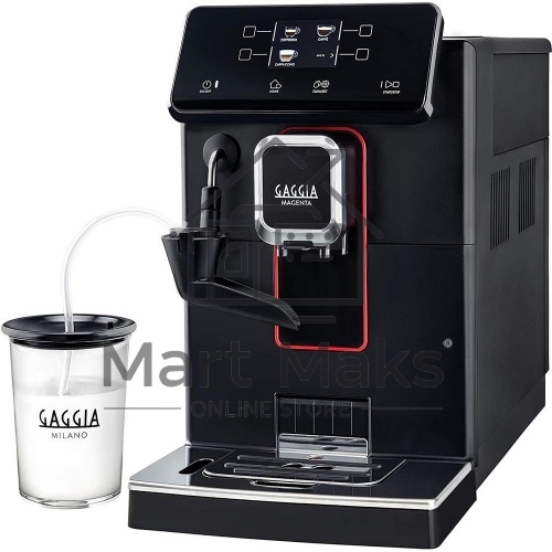 Кофемашина автоматическая Gaggia MAGENTA MILK BK 8701/01 черный, исп. кофе - молотый/зерновой, 1.8 л, 1900 Вт, 15 Бар.