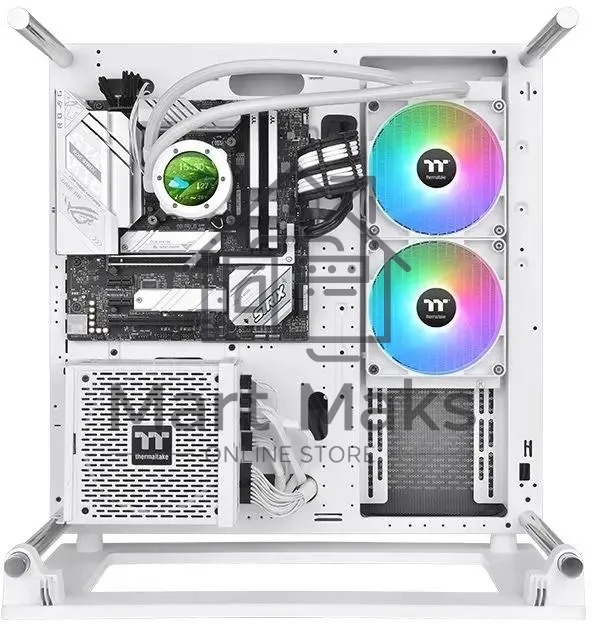 Система водяного охлаждения Thermaltake TH280 V2 Ultra Snow ARGB Soc-AM5/AM4/1151/1200/1700 белый 4-pin 34.7dB Al+Cu LCD Ret (CL-W406-PL14SW-A)