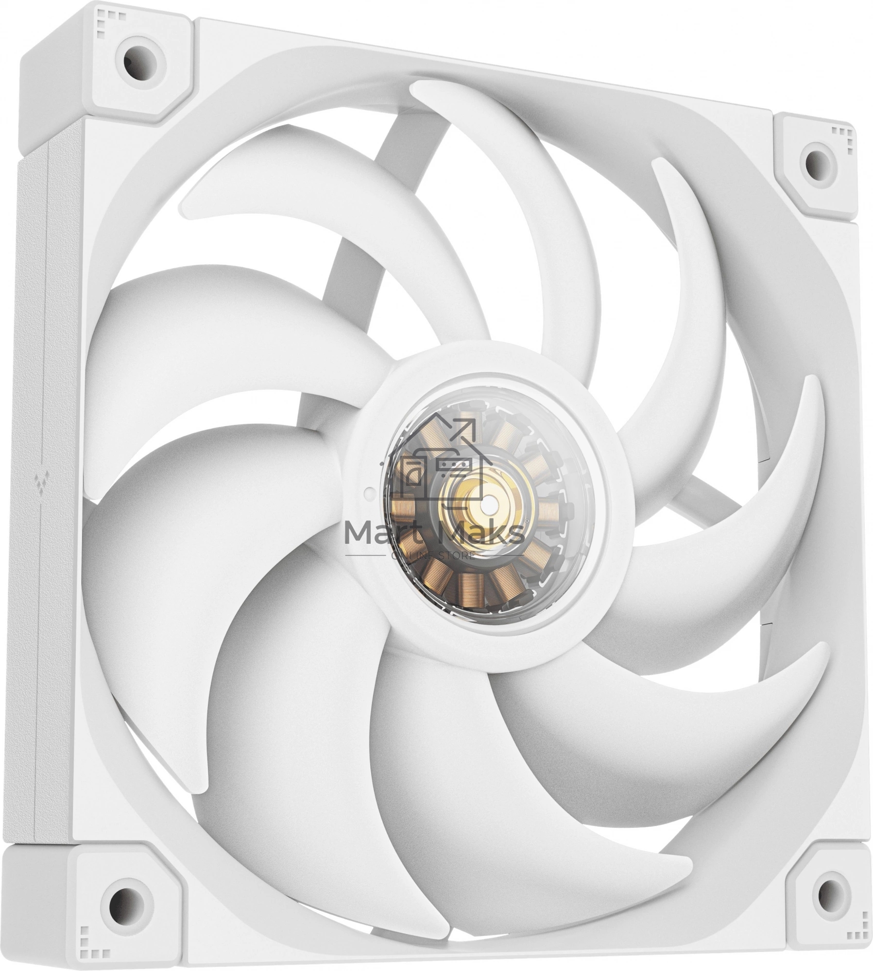 Вентилятор для корпуса DEEPCOOL FT12 белый, 120 мм, 2150 об/мин, 32 дБ, 4 pin