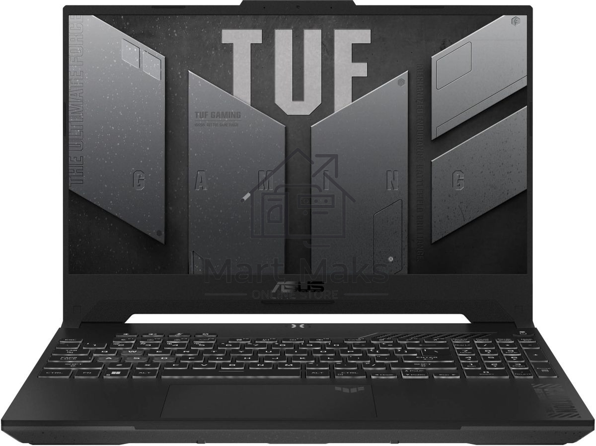 Ноутбук Asus TUF Gaming A15 FA507NVR-LP118 серый 90NR0JK5-M006X0 Ryzen 7 7435HS 32Gb SSD512Gb NVIDIA GeForce RTX4060 8Gb 15.6