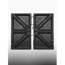 Вафельница Vitek VT-2628 800Вт черный/серебристый