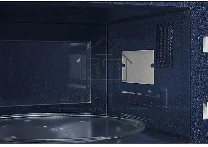 Микроволновая печь встраиваемая Samsung MS23A7013AT/BW серебристый/черный, 23 л, 1150 Вт, переключатели - кнопки