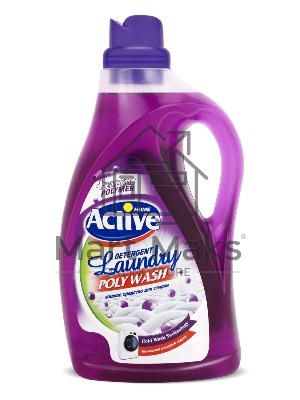 Гель для стирки ACTIVE универсальный 2500 мл. Poly wash (511601412)