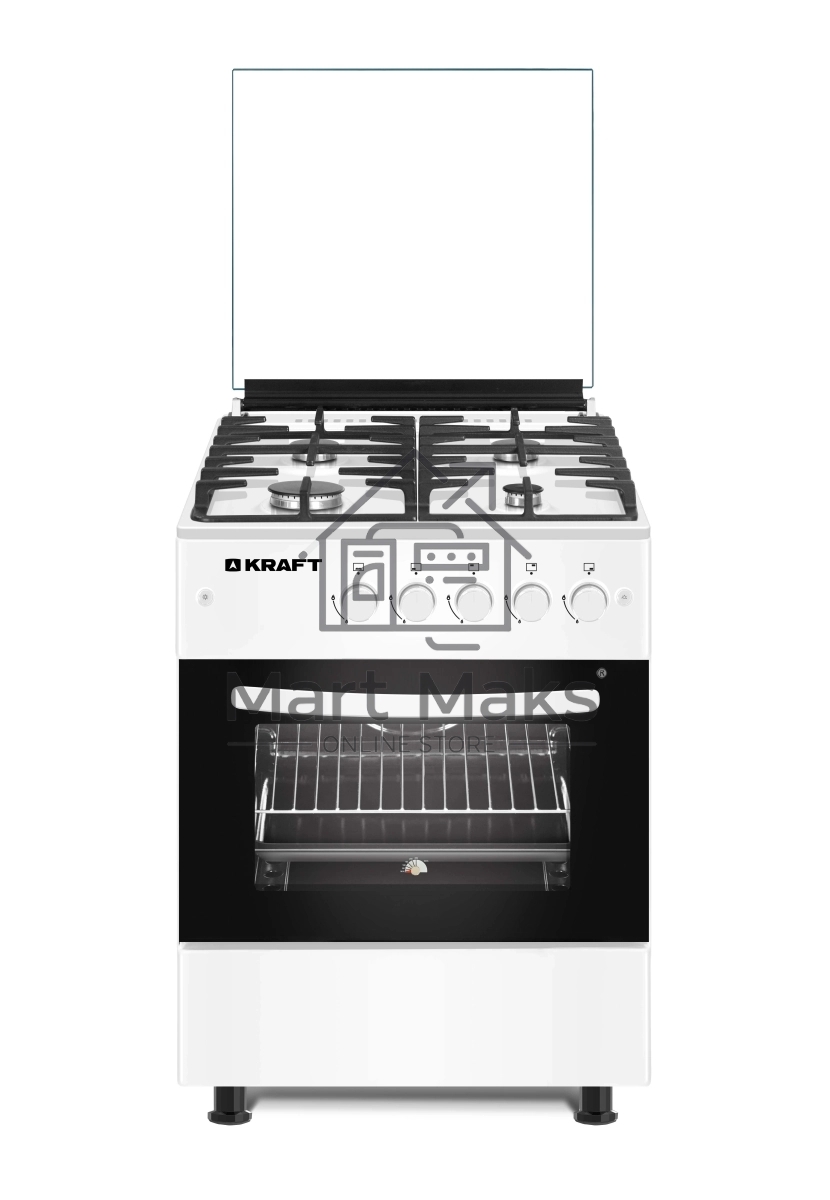 Плита газовая KRAFT KF-FSF6427AGWI