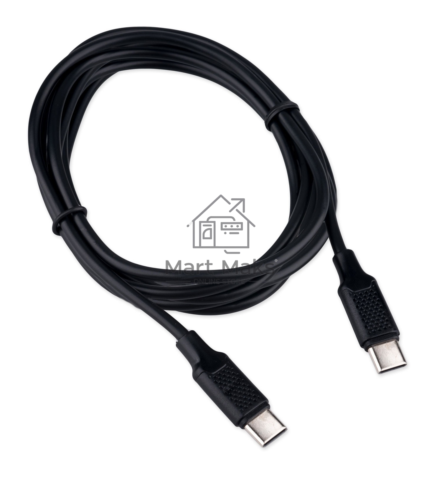 Кабель USB2.0 Cablexpert CC-USB2-CMCM-60-1.8M, Type-C/Type-C, 3A, 60Вт, PD/QC3.0, медь, 1.8м, черный, пакет