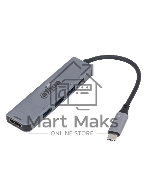 USB-концентратор Dahua 5 in 1 USB 3.1 Type-C to HDMI + USB 3.0 + PD Docking Station