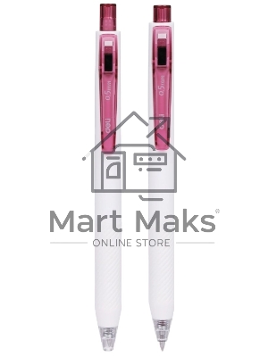 Ручка гелевая автоматическая Deli EG22-PR белый/фиолетовый, d=0.5мм, фиолетовые чернила