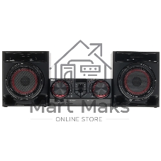 Мини-аудиосистема LG CJ44 черный 480Вт FM USB BT