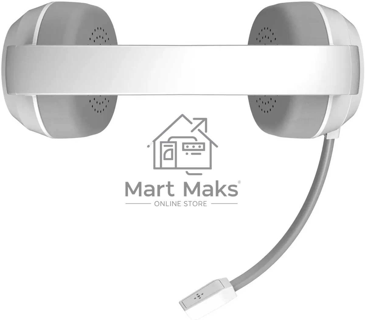 Наушники с микрофоном A4Tech Fstyler FH150U белый/серый 2м накладные USB оголовье (FH150U WHITE)