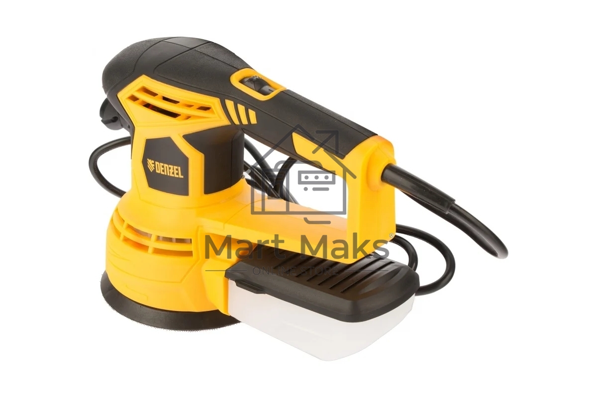 Машина шлифовальная орбитальная OS-125, 450 Вт, 6000-12000 об/мин Denzel