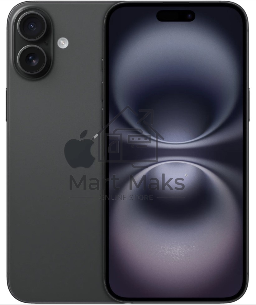 Смартфон Apple iPhone 16, 8/128Gb, черный