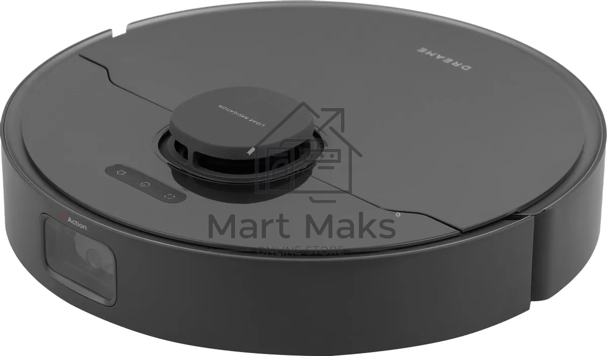 Робот-пылесос Dreame RLS6AD D10S Plus черный, 46 Вт, 5200 мАч Li-Ion, уборка сухая/влажная, пылесборник контейнер 0.4 л