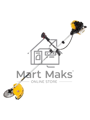 Триммер бензиновый Denzel DTL-33, 33 см3, неразъемная штанга, состоит из 2 частей