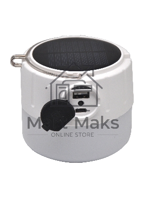 Фонарь походный Gauss GFL005 белый 11Вт лам.:светодиодный встроенный аккумулятор солн. бат.