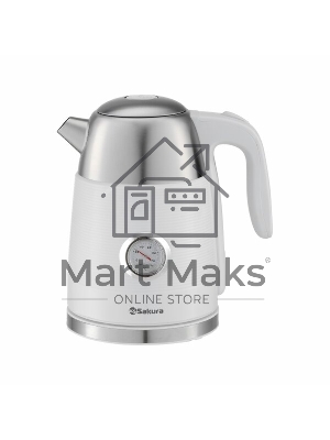 Чайник электрический Sakura SA-2178W Premium белый, 1.7 л, 2200 Вт