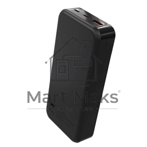 Внешний аккумулятор MORE CHOICE (4620202552778) PB29-20 20000mAh 1USB+2Type-C 3.0A 22.5W+PD20W+QC3.0, черный