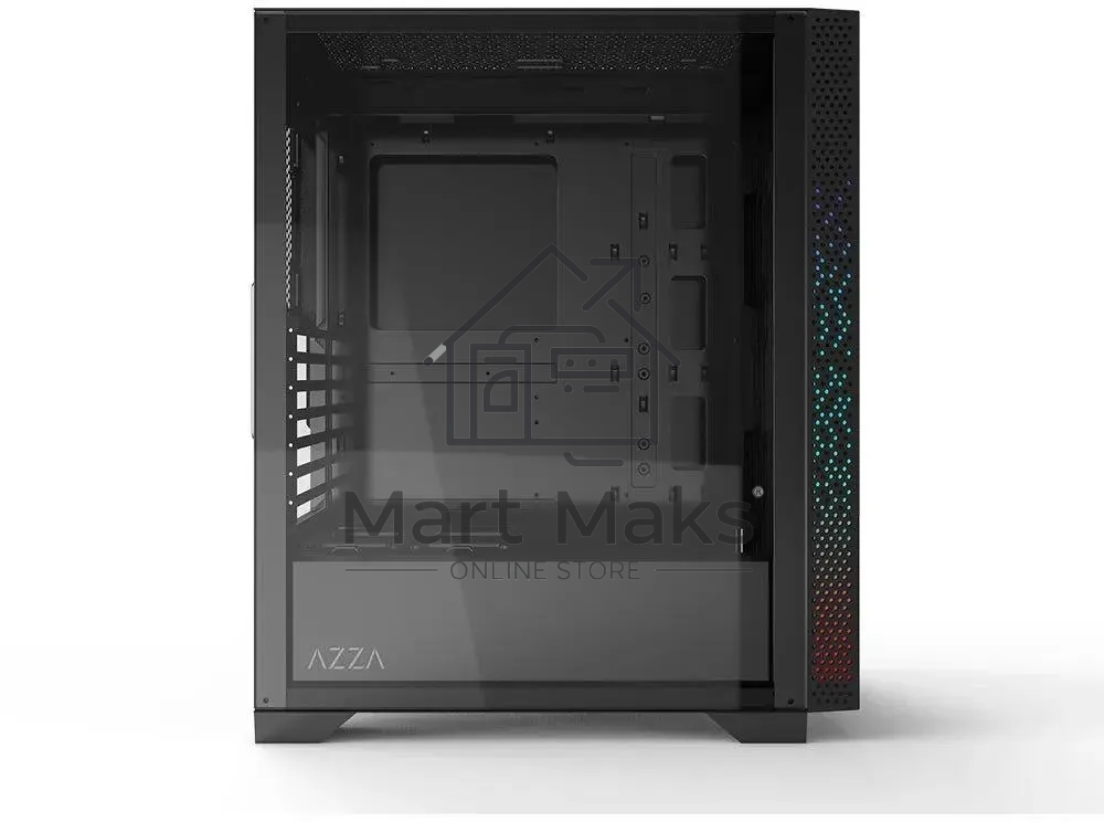 Компьютерный корпус Azza Celesta F черный без БП ATX 5x120mm 5x140mm 2xUSB2.0 1xUSB3.0 audio bott PSU