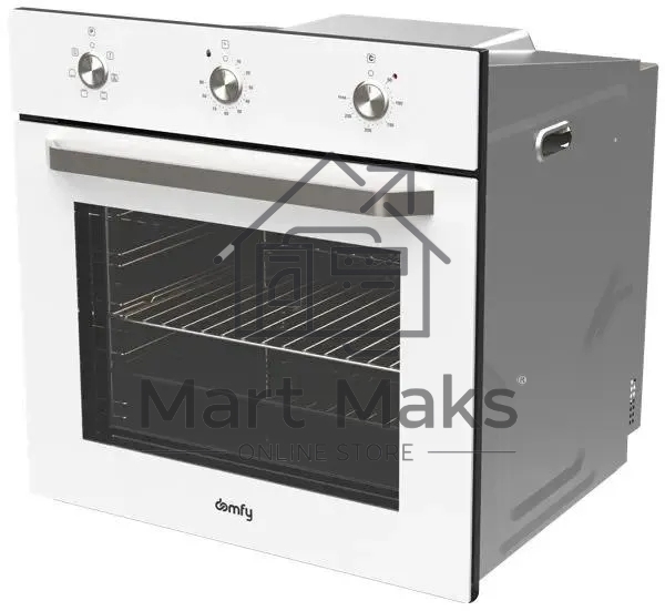 Духовой шкаф Электрический Domfy DM6632EO WG белый стекло