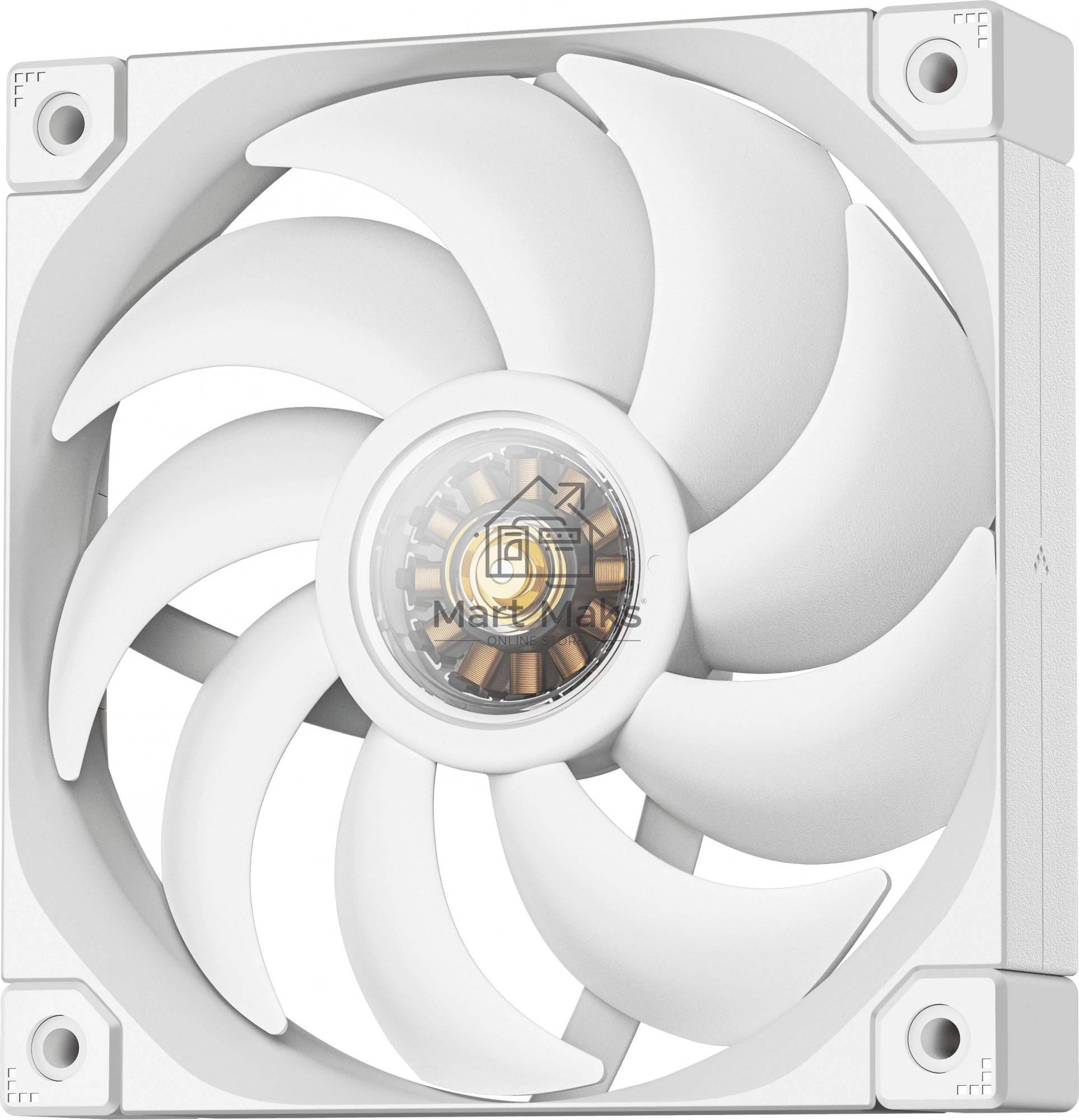 Вентилятор для корпуса DEEPCOOL FT12 белый, 120 мм, 2150 об/мин, 32 дБ, 4 pin