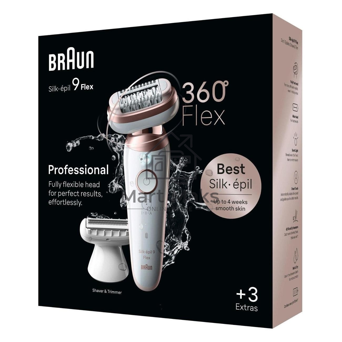 Электрический эпилятор BRAUN SES9-030 3D