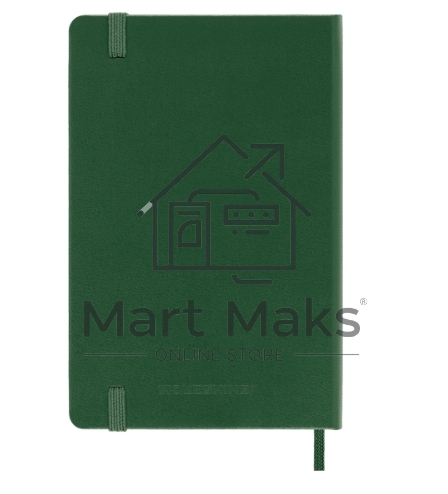 Блокнот Moleskine CLASSIC MM710K15 Pocket 90x140мм, 192 страниц, линейка, твердая обложка, зеленый