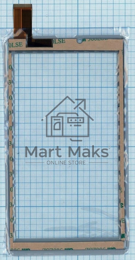 Сенсорное стекло (тачскрин) teXet TM-7049 TM-7059, белое