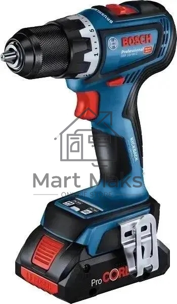 Дрель-шуруповерт Bosch GSR 18V-90 Аккумуляторная, Кейс