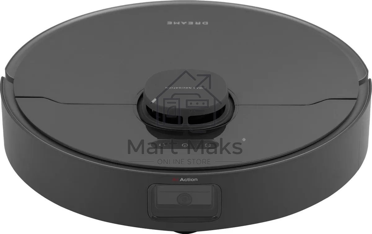 Робот-пылесос Dreame RLS6AD D10S Plus черный, 46 Вт, 5200 мАч Li-Ion, уборка сухая/влажная, пылесборник контейнер 0.4 л