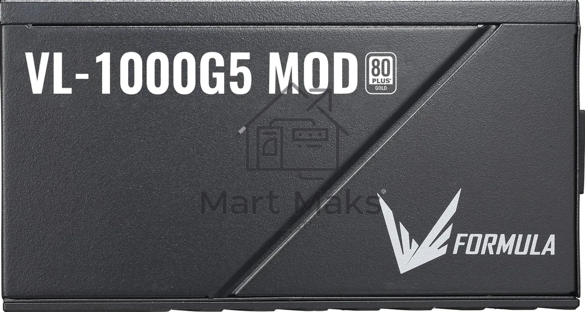Блок питания Aerocool / Formula ATX 1000W VL-1000G5 MOD Gen5 RTL, 1000Вт, 80 PLUS Gold, 140мм, модульный, черный и серый